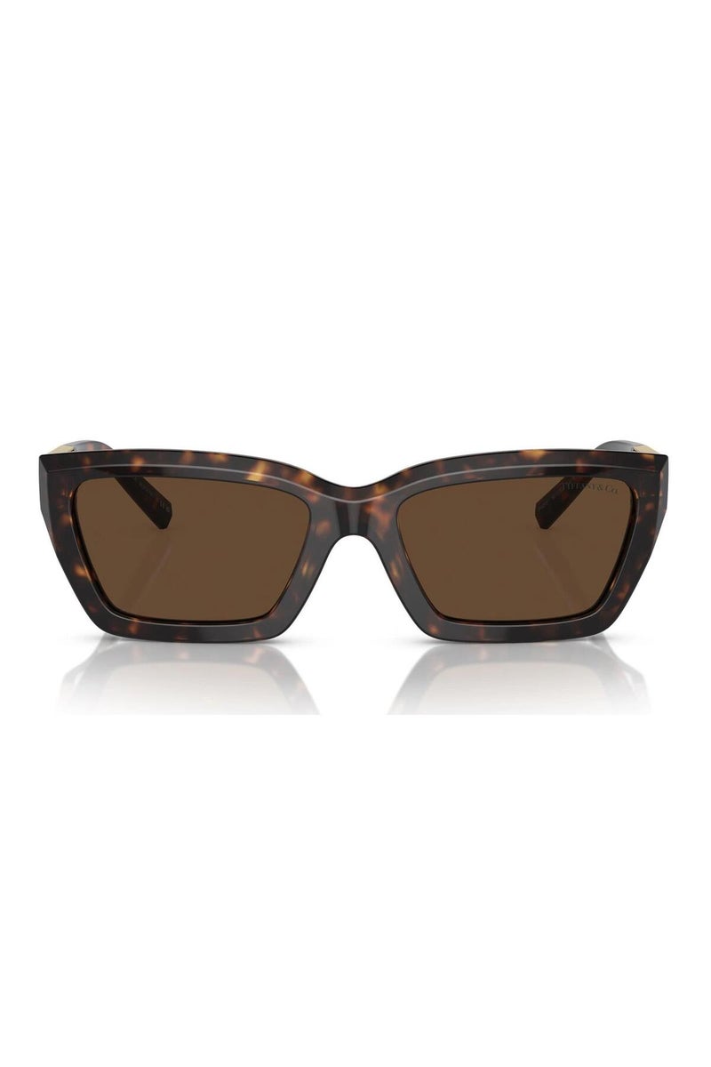 تيفاني نظارة شمسية مستطيلة للجنسين - Tf 4213 - مقاس العدسة: 54 مم - هافانا - Image 2